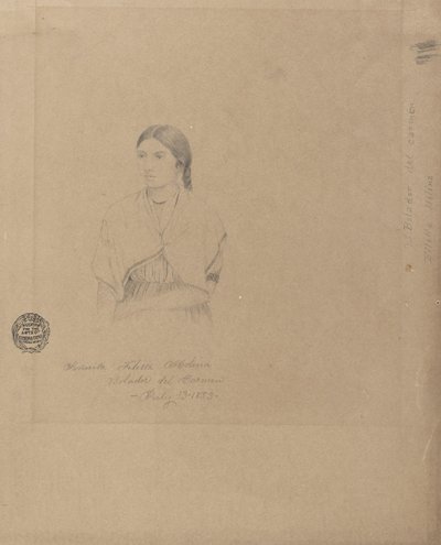 ボリビアの少女の肖像-セニョリータフィレッタモリナボラドールデルカルメン、コロンビア 作： Frederic Edwin Church